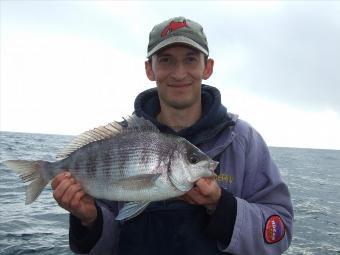 3 lb 6 oz Black Sea Bream by Peter Collings