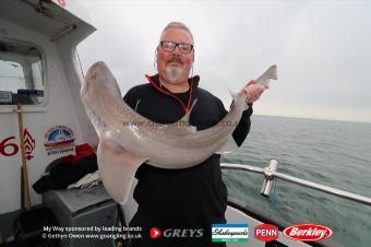 14 lb Starry Smooth-hound by Graham