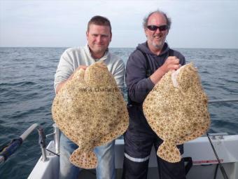 9 lb Turbot by Mike Elvy & Nick Stantiford