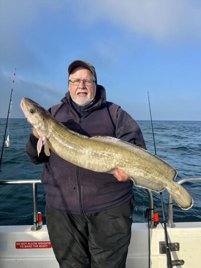12 lb 8 oz Ling by Ian Kellock