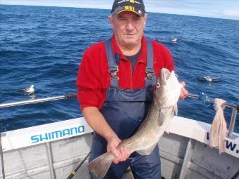 4 lb 9 oz Cod by Malcolm Park from Blackpool.