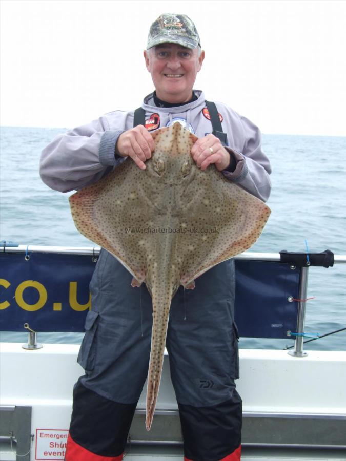 14 lb 8 oz Blonde Ray by Steve Edwards