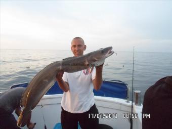 15 lb 2 oz Ling by Ian Dixon, Tyne-wear.
