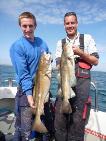 11 lb Cod by Andy G & Fluffy