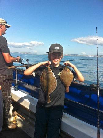 1 lb 8 oz Plaice by Alfie