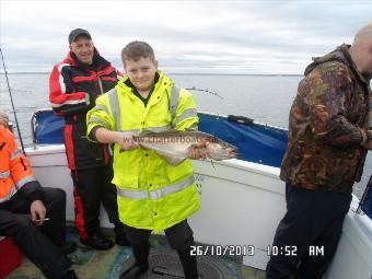 5 lb 5 oz Pollock by 14 year old, from sunderland,