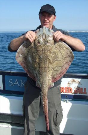 16 lb 5 oz Undulate Ray by Darren Collins