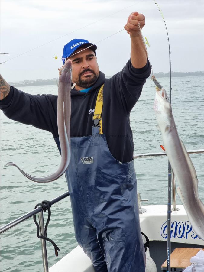 6 lb Conger Eel by Jay Hemming