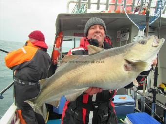 19 lb 8 oz Pollock by Piotr Patcholek