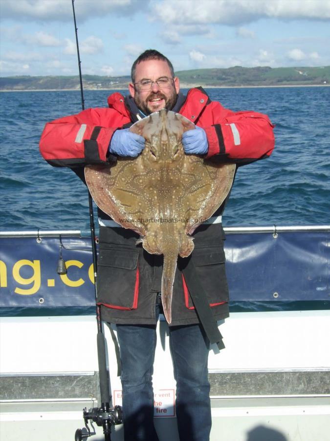 14 lb 8 oz Undulate Ray by Paul Price - Stephens