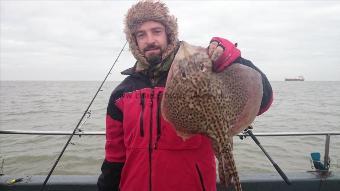 6 lb 7 oz Thornback Ray by Adam from Kent