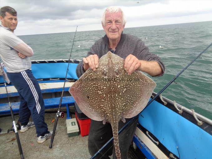 11 lb 3 oz Thornback Ray by caught by dennis