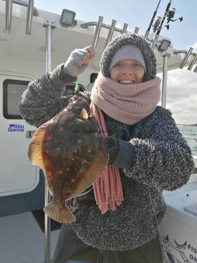 2 lb 7 oz Plaice by Unknown