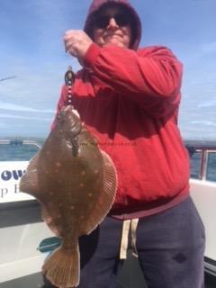 3 lb Plaice by Unknown