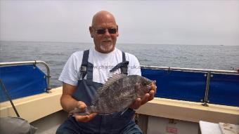 2 lb 8 oz Black Sea Bream by Stephen Wake