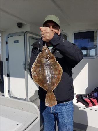 2 lb 10 oz Plaice by Mark seabright