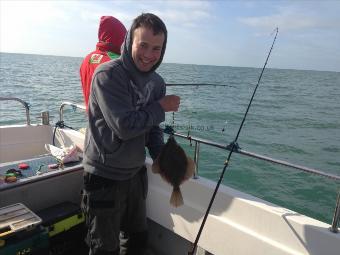 1 lb 8 oz Plaice by Chris 'Sky' Doel