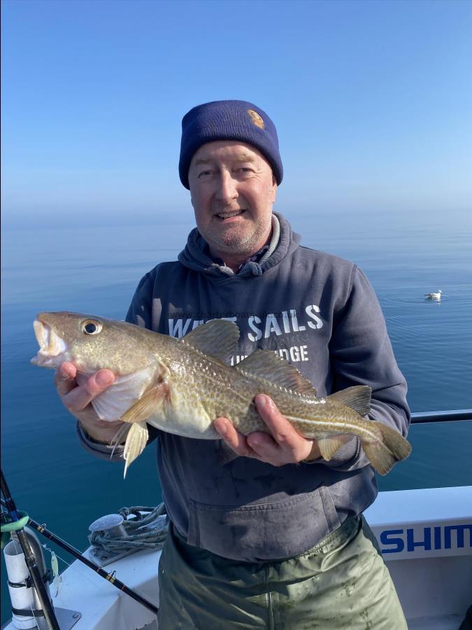 3 lb 8 oz Cod by Chris Wake.