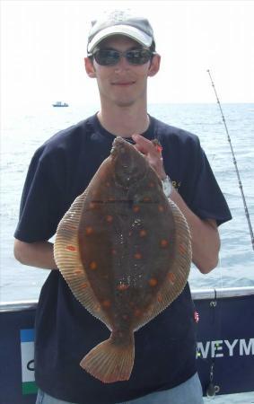 5 lb 8 oz Plaice by Peter Collings