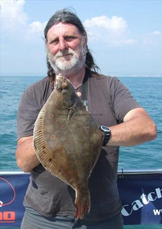 3 lb 14 oz Plaice by Ian Homer