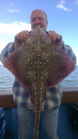 7 lb 4 oz Thornback Ray by niel from herne bay