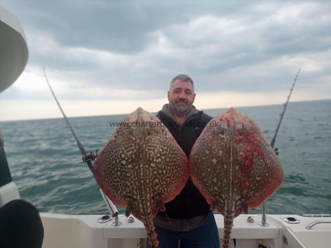 15 lb 4 oz Thornback Ray by Russell Sherwood