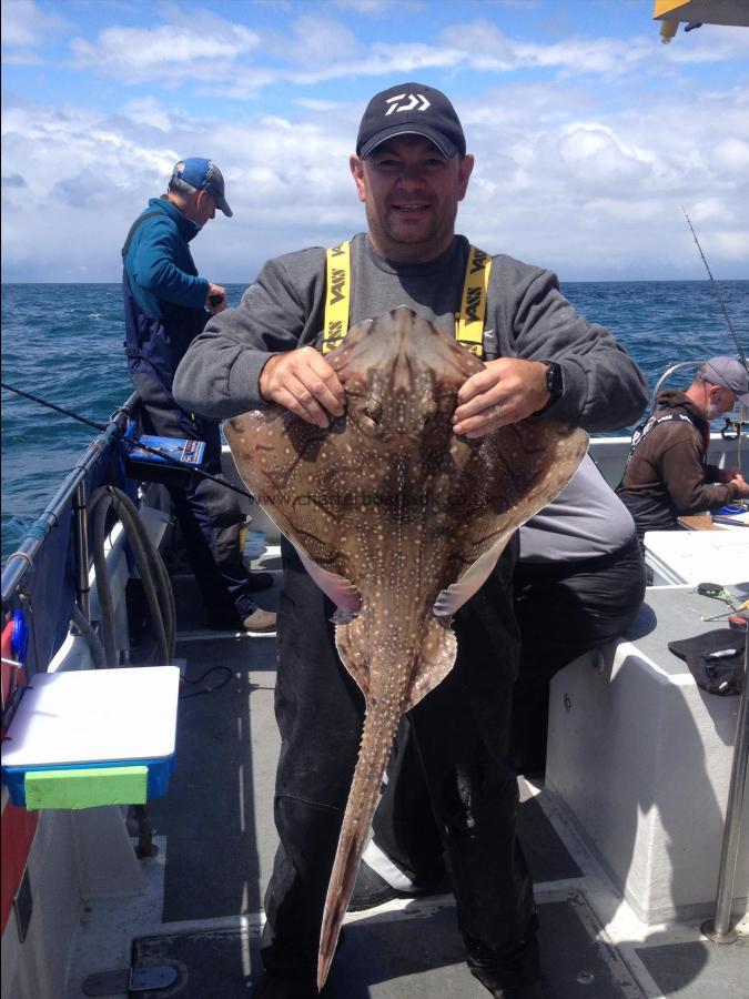 13 lb 8 oz Undulate Ray by Unknown