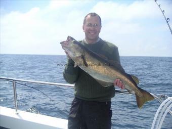 13 lb 8 oz Pollock by Peter Moore
