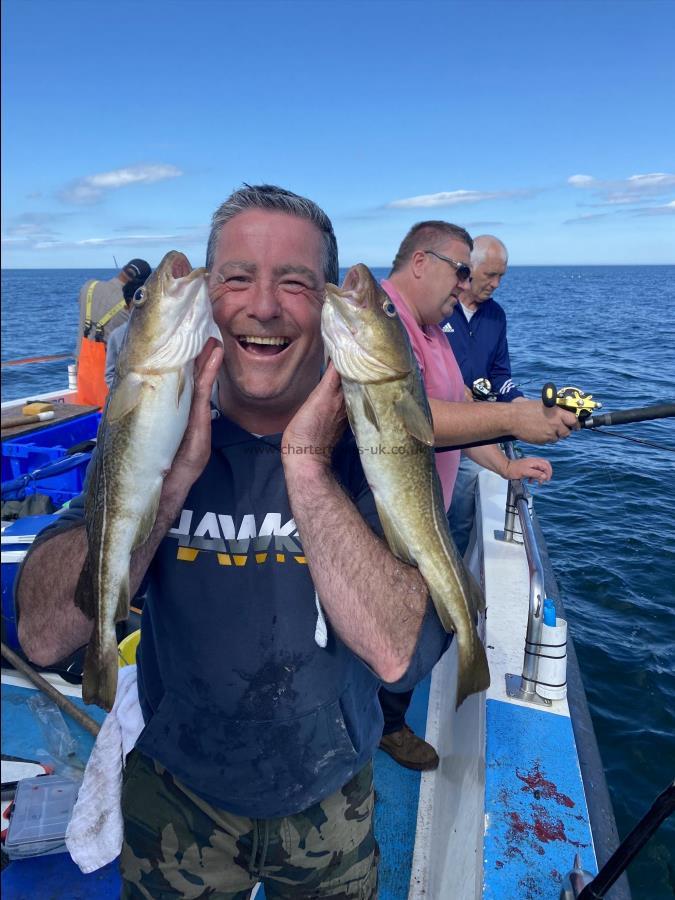 3 lb 2 oz Cod by Sam.