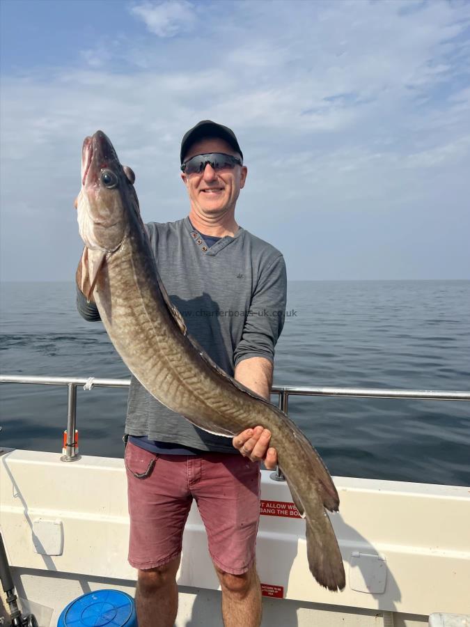 13 lb 3 oz Ling (Common) by Michael Townend