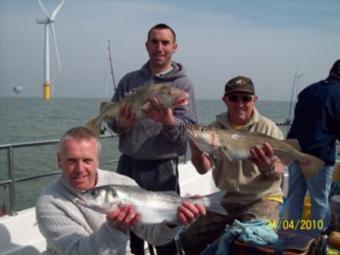 8 lb 7 oz Cod by Ray Mitchel fishing on Gloria B