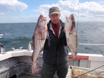 9 lb Cod by John Hurworth from Darlington.