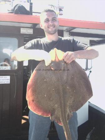 23 lb 8 oz Blonde Ray by Unknown