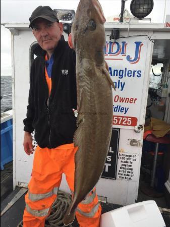 12 lb Ling by scotty nice ling on HEIDI J 29th sept