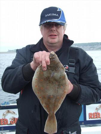 2 lb 8 oz Plaice by David Hawker