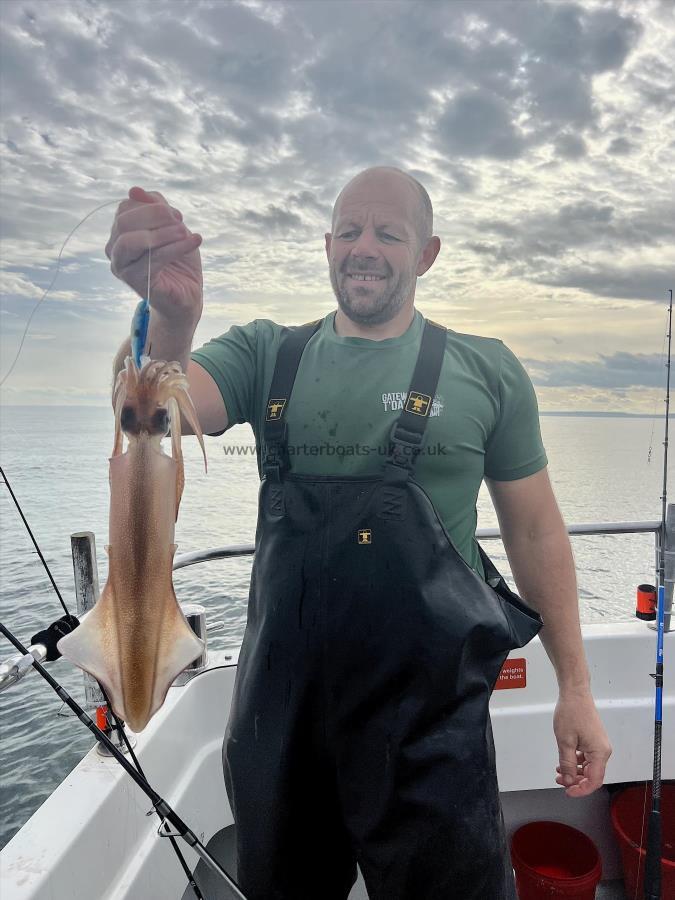 2 lb European Squid by Tony Firman