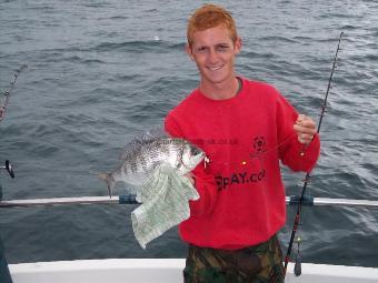 2 lb 2 oz Black Sea Bream by Unknown