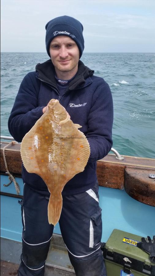 2 lb 8 oz Plaice by Unknown