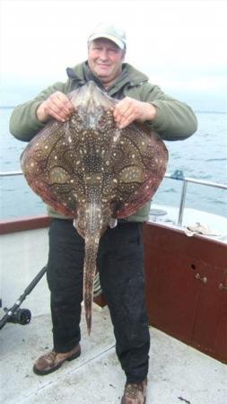 16 lb 3 oz Undulate Ray by Peter Nightingale