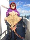 15 lb 8 oz Undulate Ray by Ethan Casey
