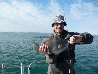 2 lb 2 oz Trigger Fish by Simon Rushent, another new PB
