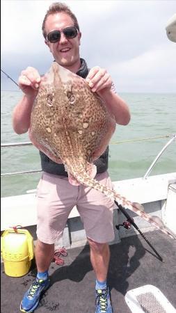 9 lb 8 oz Thornback Ray by Bob Marshall