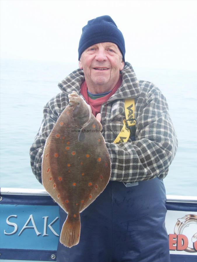 3 lb 8 oz Plaice by Paddy Studley