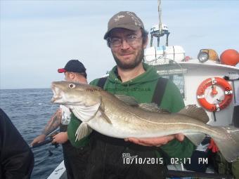 8 lb 6 oz Cod by Alan Donkin, Durham