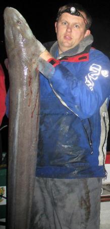 38 lb Conger Eel by Will Irving