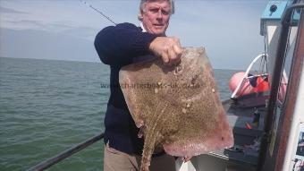 10 lb 7 oz Thornback Ray by Kevin from medway