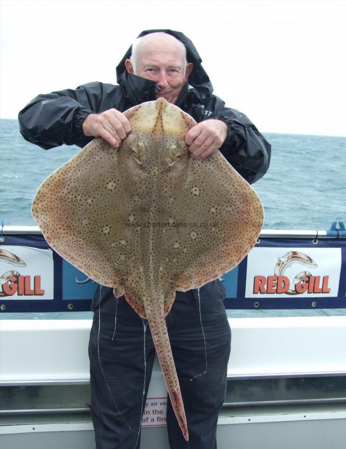 16 lb 4 oz Blonde Ray by Mick Nunn