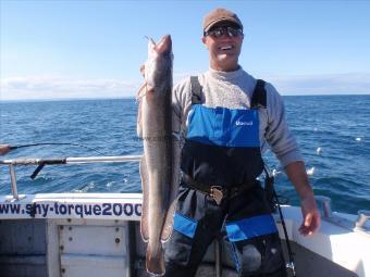 10 lb 8 oz Ling (Common) by Rick Green from Scarborough.