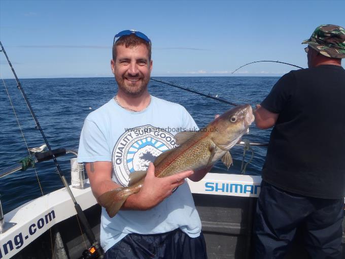 4 lb 13 oz Cod by Mark Poskett.