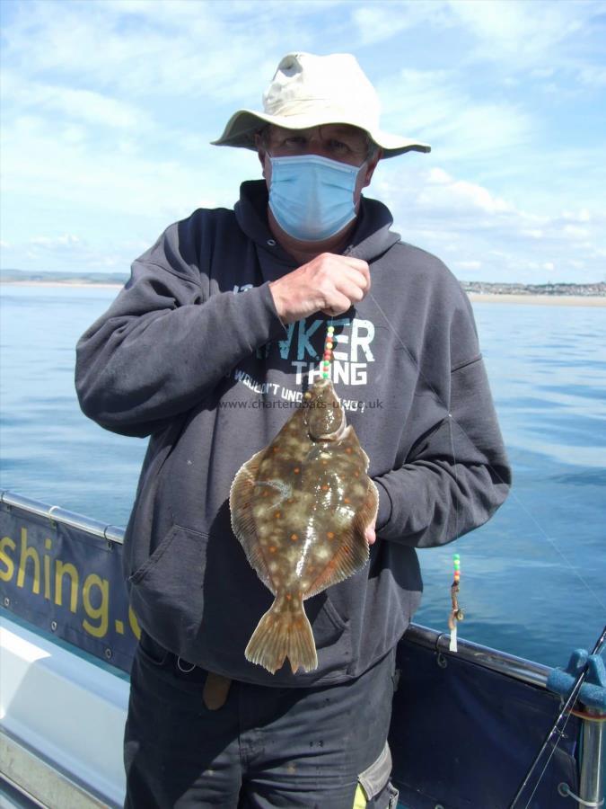 1 lb 12 oz Plaice by David Hawker